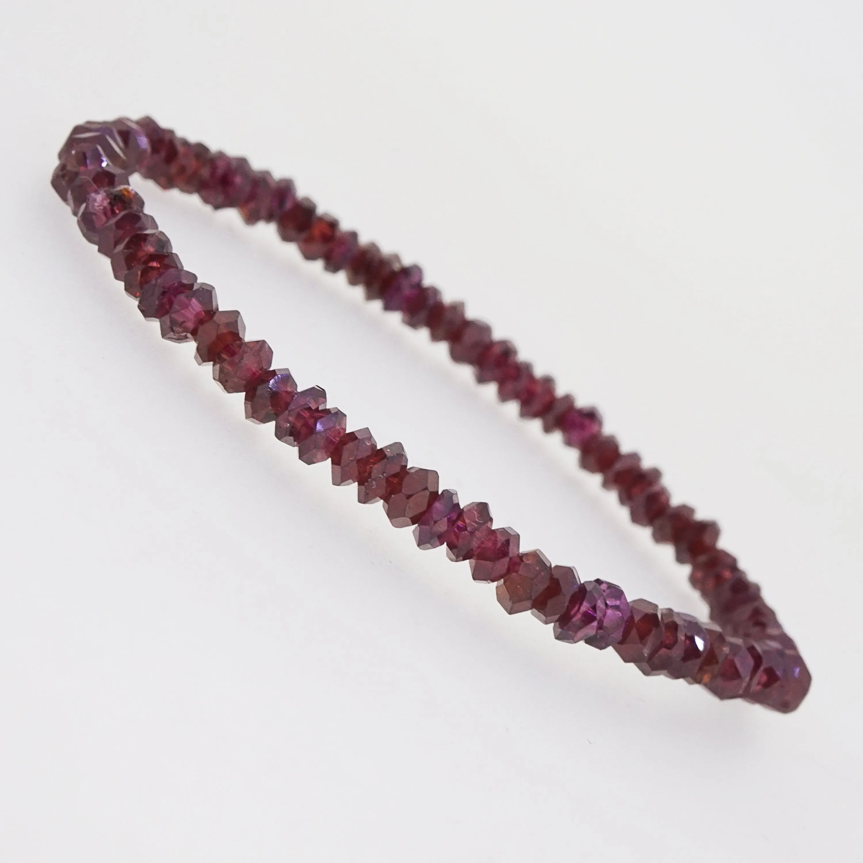 A-Grade Rhodolite Garnet Faceted Rondelle