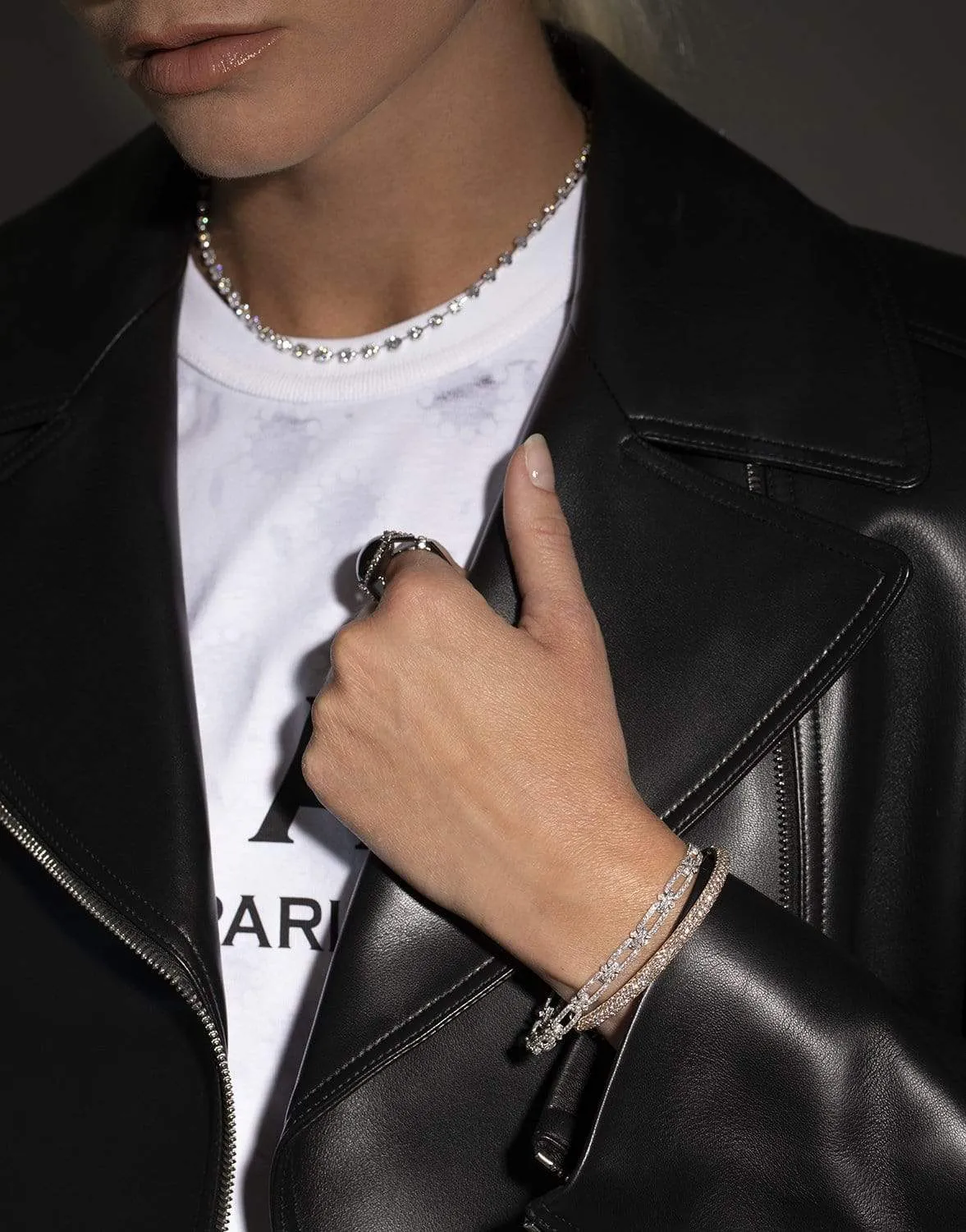 Diamond Open Link Bracelet