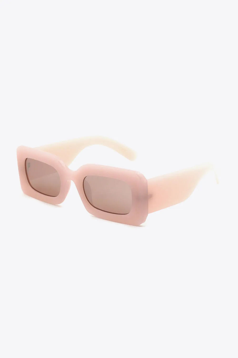 First Of All Polycarbonate Frame Rectangle Sunglasses