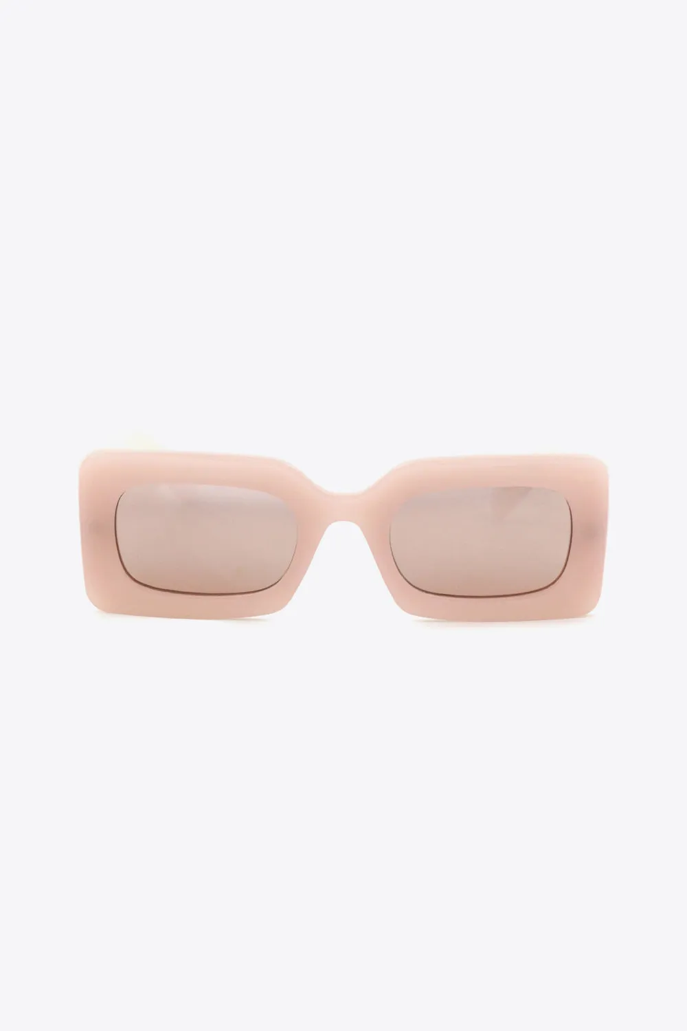 First Of All Polycarbonate Frame Rectangle Sunglasses