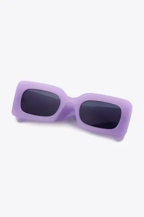 First Of All Polycarbonate Frame Rectangle Sunglasses