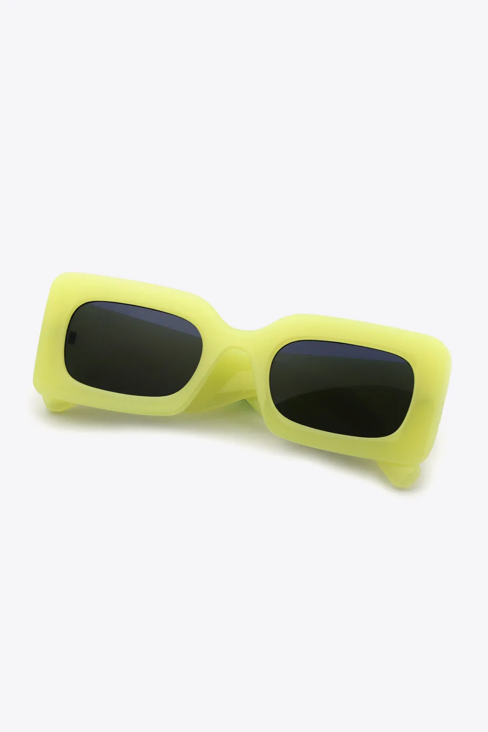 First Of All Polycarbonate Frame Rectangle Sunglasses