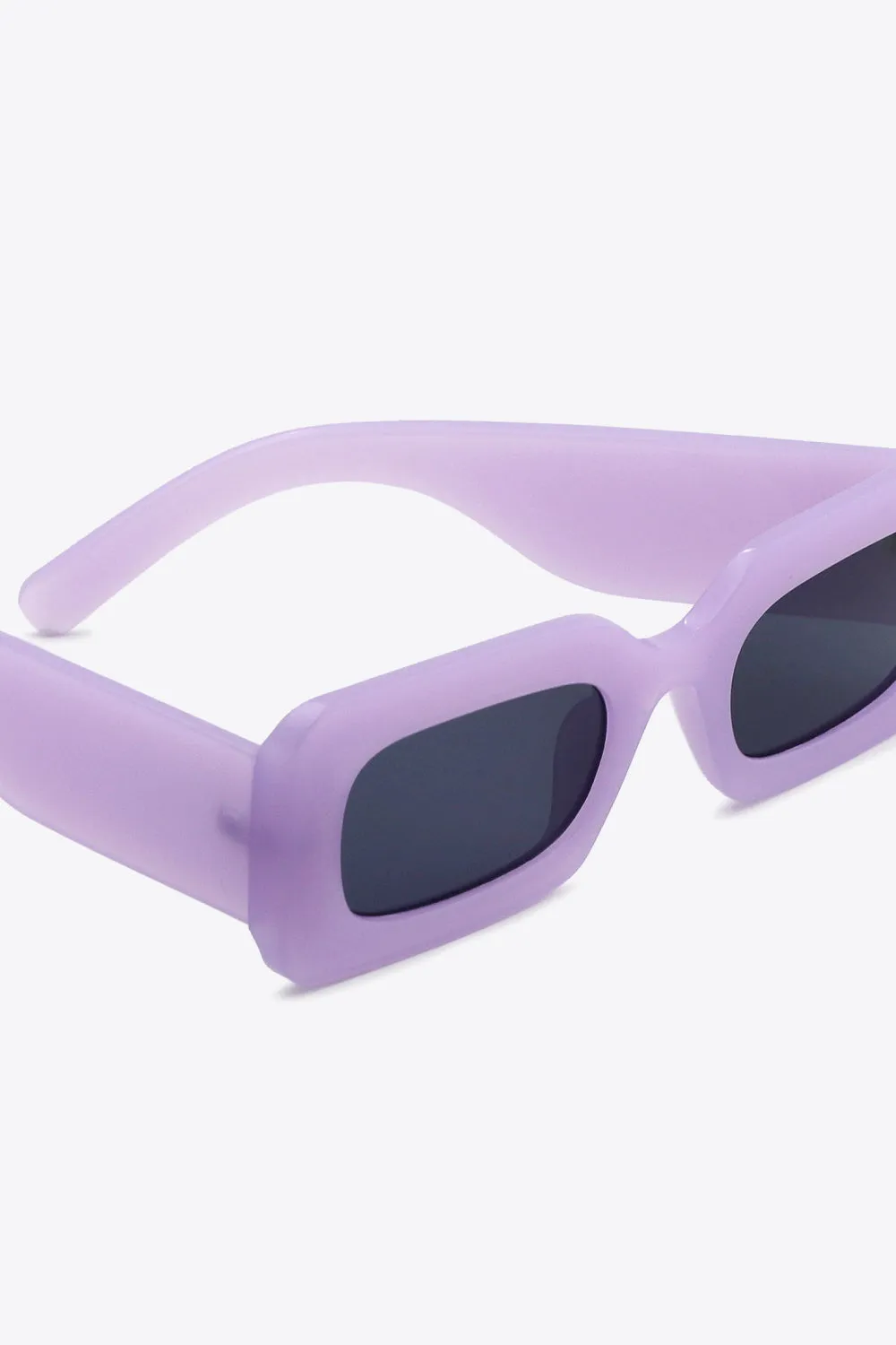 First Of All Polycarbonate Frame Rectangle Sunglasses