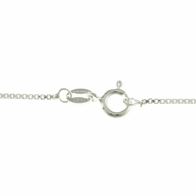 Jewelry Trends Sterling Silver Created Amethyst and CZ Heart Pendant on Box Chain Necklace Gift