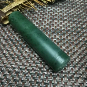 Natural Kunlun Jade Rough Nephrite Raw (101g,8.5X2.2cm)