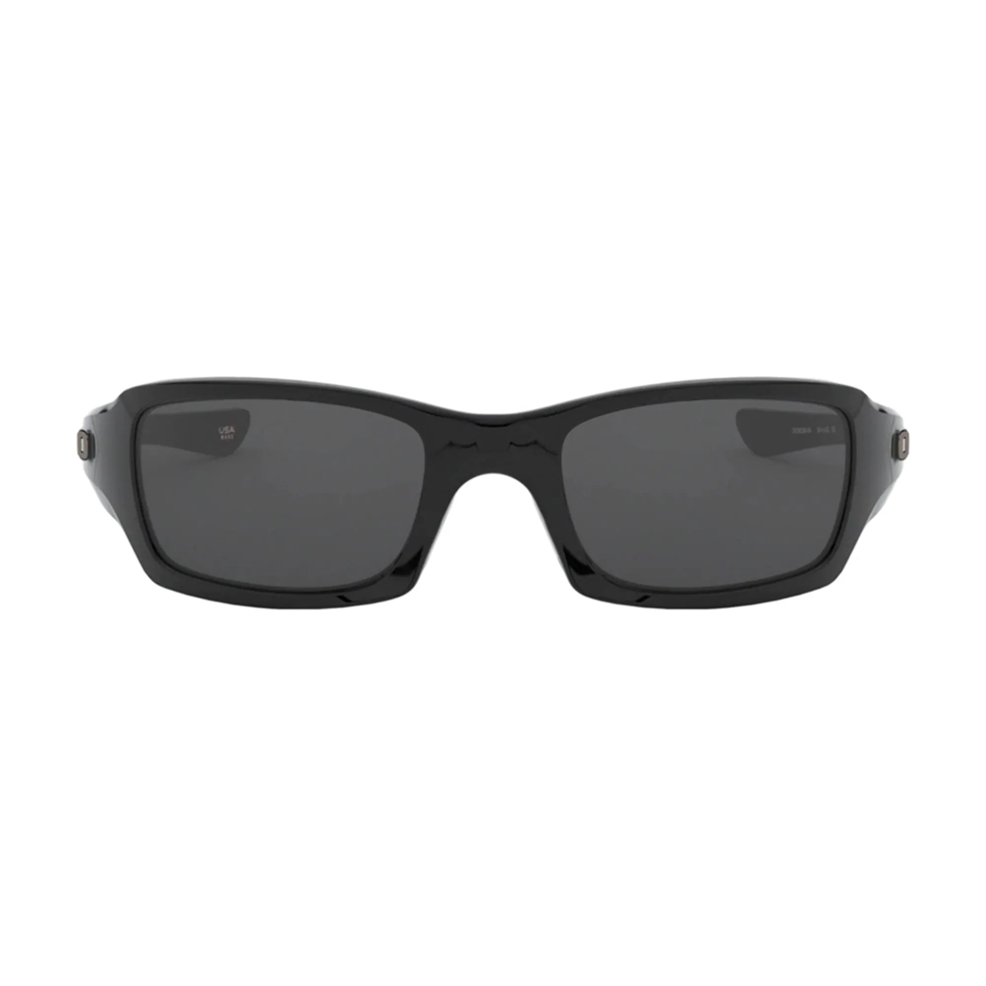 Oakley OO9238-04 Fives Squared Sunglasses Polished Black Frame Grey Lens