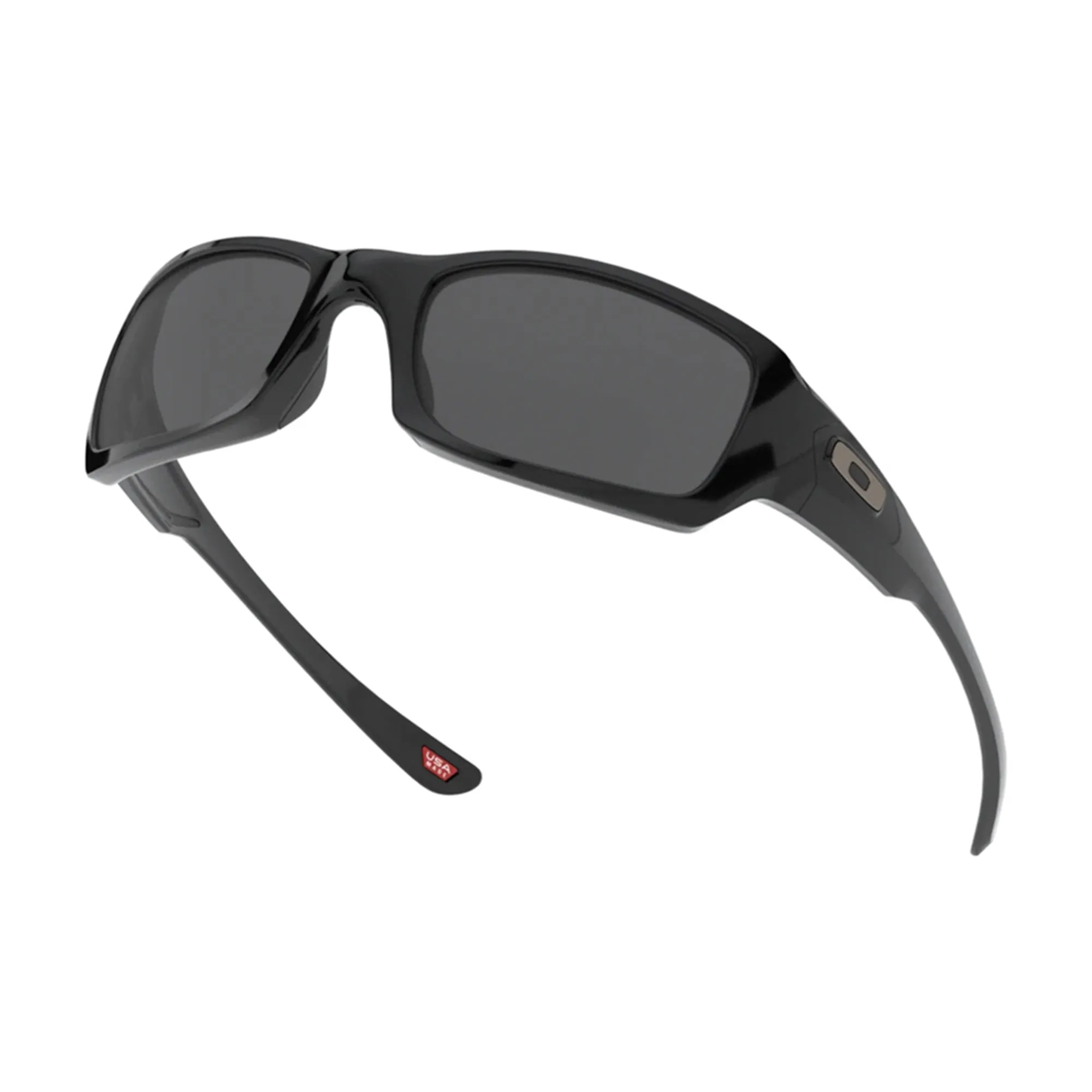 Oakley OO9238-04 Fives Squared Sunglasses Polished Black Frame Grey Lens