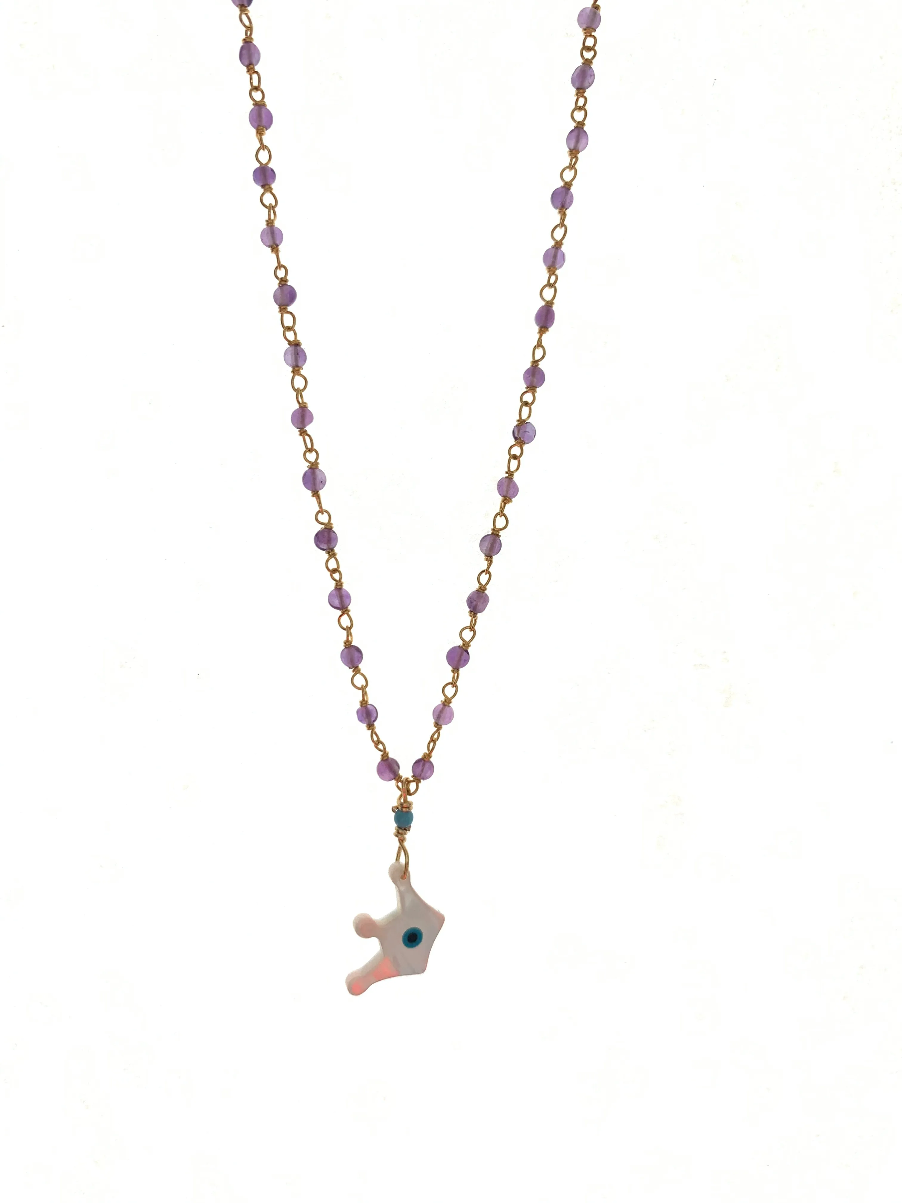 Princess amethyst necklace