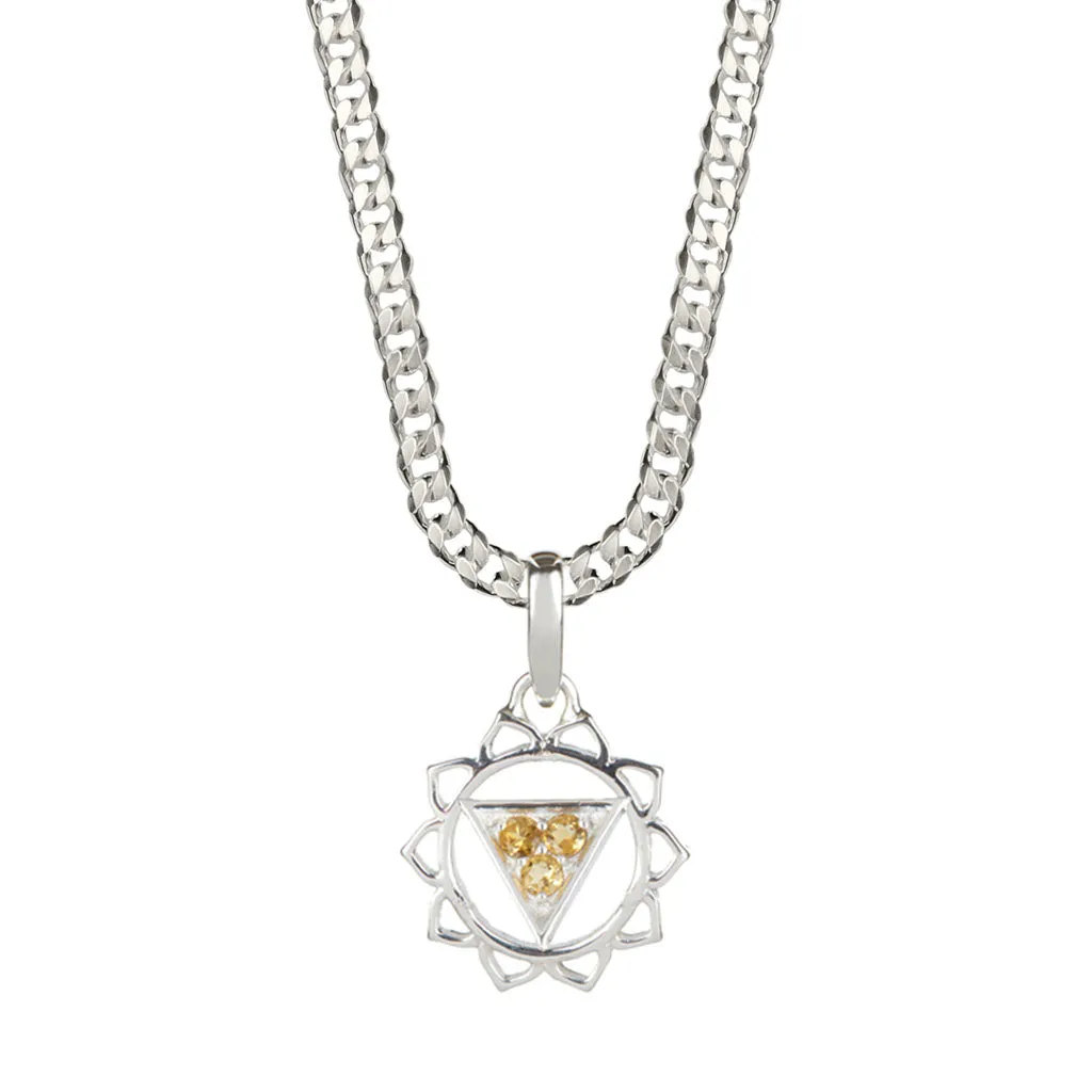 Solar Plexus Chakra Men's Necklace
