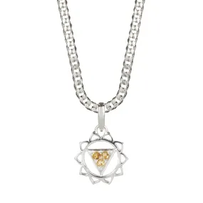 Solar Plexus Chakra Men's Necklace